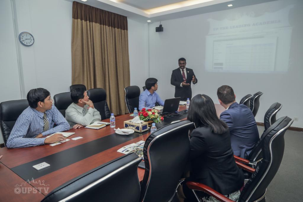 The Visiting of Australian Embassy Delegate to UP