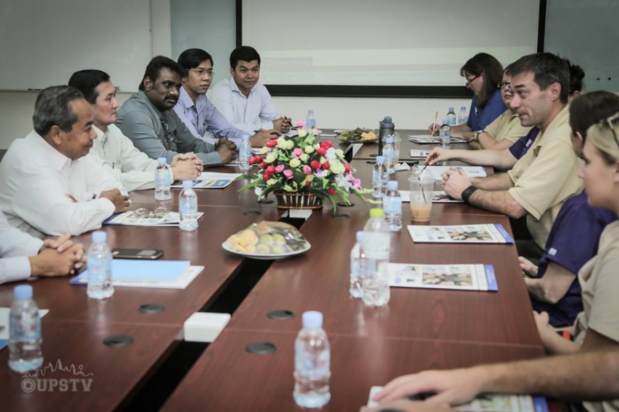 The Team of Project Helping Hands Makes Partnership with UP