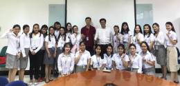 Meets with Pharmaceutical Students who received full and Partial Travel grant to do poster presentations in 9th AASP Conference at Ajou University, Republic of South Korea