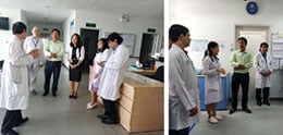 FACULTY OF MEDICINE TEAM OF UP VISITED CHO RAY PHNOM PENH HOSPITAL