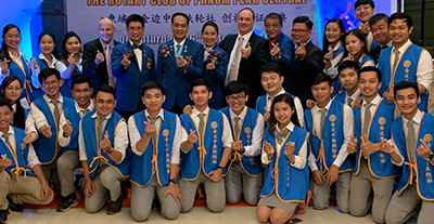 30 UP Staff and Students Attend Big Rotary Event at Dara Airport Hotel