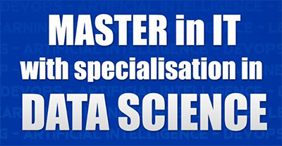ENROL IN THE MASTER IN IT COURSE NOW!