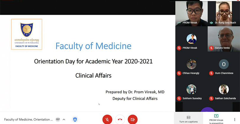 Faculty of Medicine has offered Online Students’ Orientation