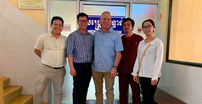 Faculty of Medicine team visits Chenla Children’s Healthcare (CCHC)