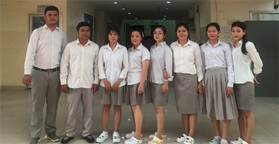UP Nursing Students in Internship in Hospitals