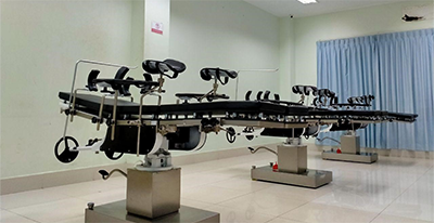 OPERATING TABLES INSTALLED IN OUR SIMULATION LABORATORY