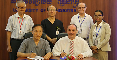 Memorandum of Understanding Signing between Hebron Medical Center and University of Puthisastra
