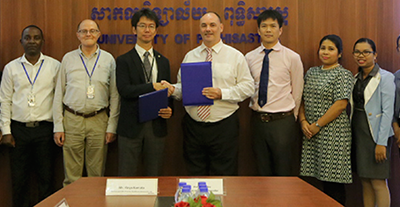 The Signing Ceremony of the Memorandum of Understanding between UP and Sunrise Japan Hospital