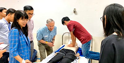 “Advanced Cardiac Life Support” Training for MD students at UP