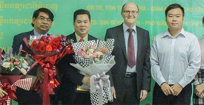 UP Appoints Dr. Ton Thanh Tra, General Director & Dr. Sokomoth Sin, Deputy Director Of Cho Ray: Phnom Penh Hospital As Adjunct Clinical Professors