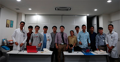 UP Medical Students Join Laparoscopic Surgery Simulation Training at Sunrise Japan Hospital