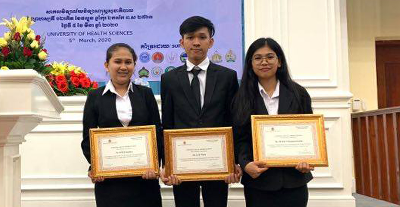 UP Pharmacy Student wins Hun Sen Research Runner-Up award
