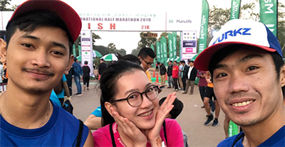 UP Running Club joined the Angkor Wat Half Marathon