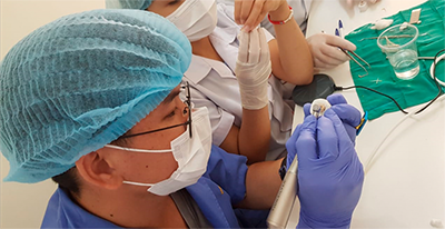 UP YEAR 7 STUDENTS LEARN ROTARY ENDODONTICS