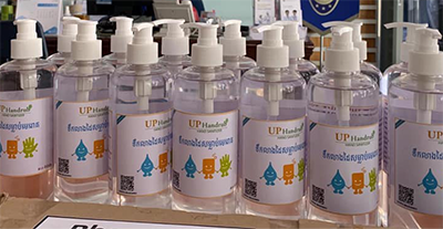 UP keeps producing lower-price handrubs for the public
