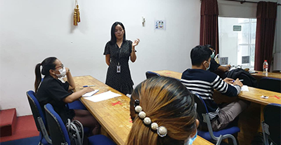UP staff take part in customer service training