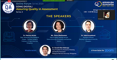 Attending ASEAN Quality Assurance (QA) Conference