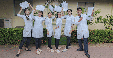 MD Year 7 Students Have Completed A Five Month Internship At Angkor Hospital For Children In Siem Reap