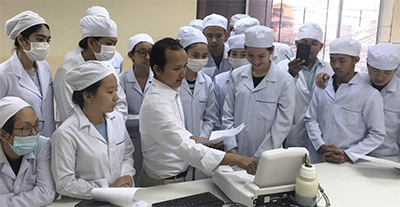 SK Medical Care supported stuffs and reagents to Medical Laboratory Students