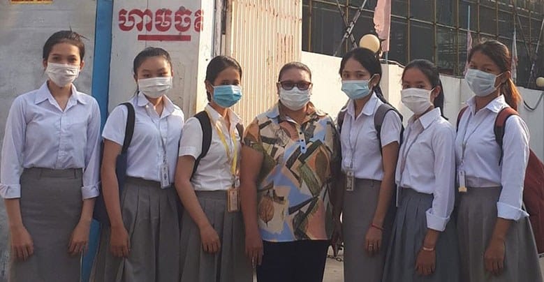 Midwifery students go for clerkship at Cambodia-Chines friendship Presh Kosamak Hospital.