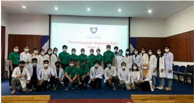 PRE-HOSPITAL TRAINING SESSION FOR YEAR 4 MEDICAL STUDENTS