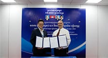 Memorandum of Understanding (MOU) Signing Ceremony between University of Puthisastra and Woori Bank Cambodia